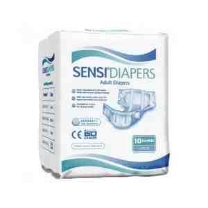 SENSI ADULT DIAPERS L isi 10 - SENSI ADULT DIAPERS Lmerupakanpopok sekali pakai y