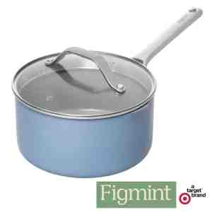 Figmint 3 Quart Nonstick Ceramic Coated Saucepan - Figmint 3 Quart Nonstick Ceramic Coated Saucepan B
