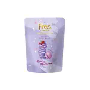 Fres  Natural Body Wash Berry Macaron Pouch 400 ml - Fres  Natural Body Wash varian Berry Macaron mema