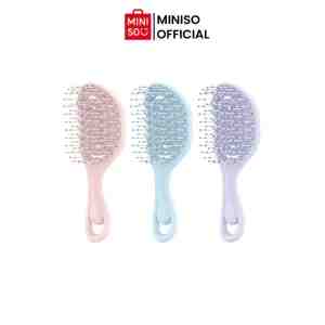 Mini Vented Hairbrush with Hanging Hole - Sisir rambut mini lubang ventilasi gigi nilon lemb
