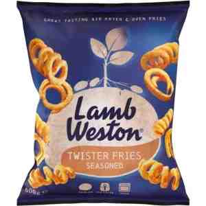 Lamb Western Twister Fries Seasoned 600gm - 639140