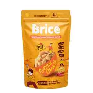 Eco Brown Brice Spicy Cheese Whole Grain Rice Puff Snack 100g - Eco Brown Brice Spicy Cheese Whole Grain Rice Puff