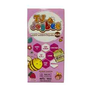 Tj Joybee Madu Multivitamin Plus Ultrasakti Rasa Strawberry Dus, Botol Plastik  - TJ JOYBEE MADU MULTIVITAMIN PLUS...