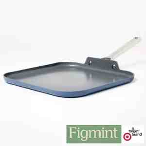 Figmint Nonstick Ceramic Single Burner Golden Pan Blue - Figmint Nonstick Ceramic Single Burner Golden Pan