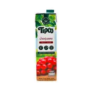 100  1000 . TIPCO 100 Red Grape Juice 1000 ml.