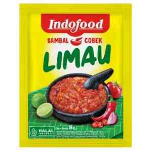 Indofood Sambal Cobek Limau 5 x 15 g - Indofood Sambal Cobek Limau 5 x 15 g