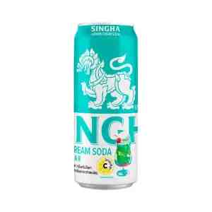 330 . SINGHA Lemon Cream Soda 330 ml.