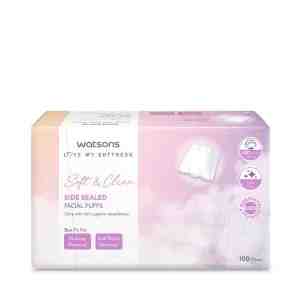WS Side Sealed Facial Puffs100s -  100
