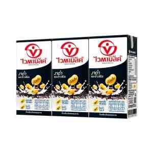 VITAMILK  UHT Soy Milk Black Sesame  Sinin Rice 300 ml. x 3