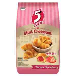 5Days Croissant Mini Korean Strawberry 128 g - 5Days Croissant Mini Korean Strawberry 128 g