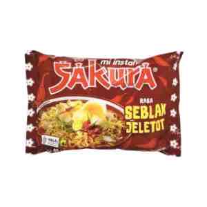 Sakura Mie Kuah Seblak Jeletot Mie Instan 60gram - pSakura Mie Kuah Seblak Jeletot hadir untuk kamu