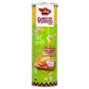 MISTER POTATO CRISPS SOUR CREAM 125G - MISTER POTATO CRISPS SOUR CREAM 125G