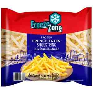 500 Freeze Zone French Fries 500g - Freeze Zone Frozen Shoestring French Fries 500g.