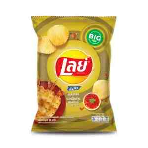 69 . LAYS Rock Hot Chili Squid Flavor 69 g.