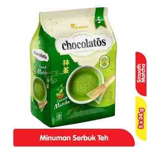 Chocolatos Minuman Serbuk Teh Smooth Matcha 5 x 24 g - Chocolatos Minuman Serbuk Teh Smooth Matcha 5 x 24