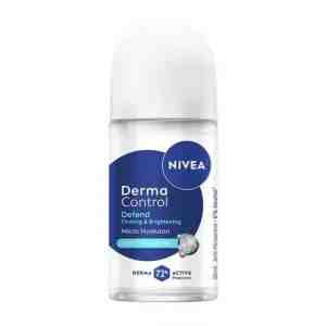 NIVEA DEODORANT DERMA CONTROL DEFEND ROLL ON 50ML - NIVEA DEODORANT DERMA CONTROL DEFEND ROLL ON 50ML