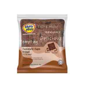 MIGHTY WHITE CHOCOLATE CHIPS BREAD 70G - MIGHTY WHITE CHOCOLATE CHIPS BREAD 70G