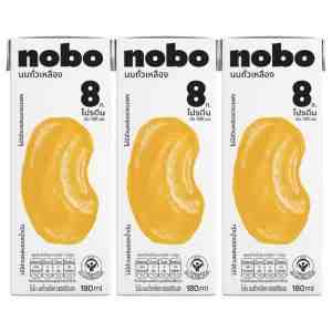 180.  3 Nobo Original Soy Milk 180ml. Pack 3 - Nobo Original Soy Milk 180ml. Pack 3