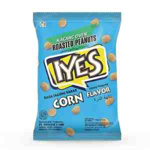 IYES PEANUTS RASA JAGUNG BAKAR 100GR - IYES PEANUTS RASA JAGUNG BAKAR 100GR