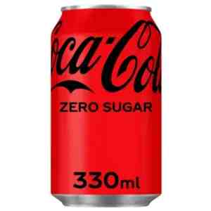 COCA COLA ZERO CAN 330 ML - COCA COLA ZERO CAN 330 ML