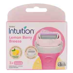 RF X3 Schick LemonBerry Blades RF X3 - Schick Intuition Lemon Berry Breeze Organic Lemon