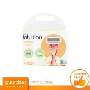 Schick Intuition Refil Perfect Touch 4S 3110759 - Schick Intuition Perfect Touch dengan 5 bilah Skin