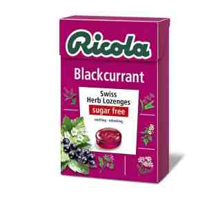RICOLA Ricola Blackcurrant Lozenges 45G 52039 - RICOLA Ricola Blackcurrant Lozenges 45G