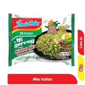 Indomie Mi Instan Cabe Ijo 85 g - Indomie Mi Instan Cabe Ijo 85 g