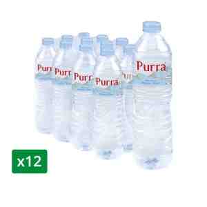 750 . X 12 PURRA Natural Mineral Water 750 ml. 12 pcs.
