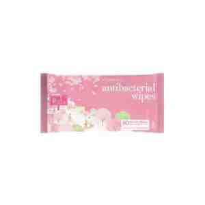 Klarens Antibacterial Wipes Pink Rose 50 S - Klarens Antibacterial Wipes Pink Rose 50 S  Tisu