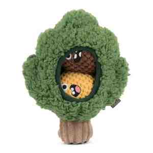 PLAY PET BRANDS  Fog City Pet - Pine Pals Squeaker And Crin - FeaturesPinecone peekaboo P.L.A.Y. Monterey Pine
