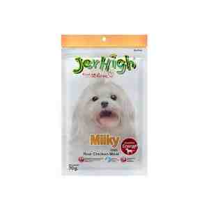 60.JerHigh Dog Treat Milky Stick 60g - -
