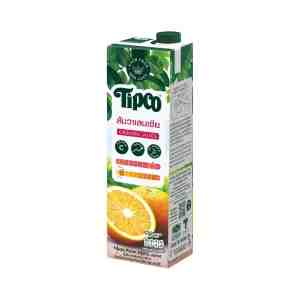 100 TIPCO 100 Valencia Orange Juice 1000 ml.