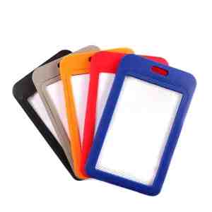 BICOLOR DOUBLE SIDE PP CARD HOLDER, SIZE 54X85MM B - BICOLOR DOUBLE SIDE PP CARD HOLDER, SIZE 54X85MM B