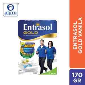 ENTRASOL GOLD VANILA 170G - Entrasol Gold Vanila 170g merupakan susu bubuk unt