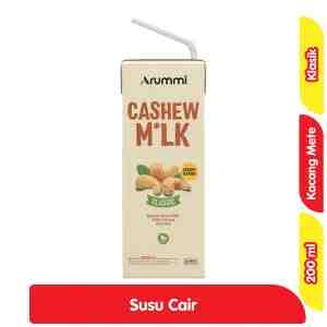 Arummi Susu Cair Cashew Klasik 200 ml - Arummi Susu Cair Cashew Klasik 200 ml