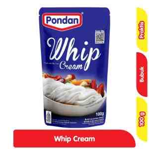 Pondan Whip Cream Pouch Bubuk 100 g - Pondan Whip Cream Pouch Bubuk 100 g
