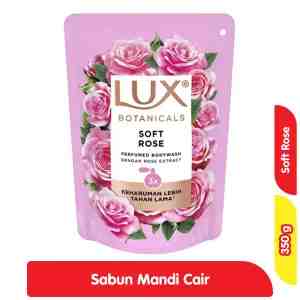 Lux Botanicals Sabun Mandi Cair Soft Rose Refill 350 g - Lux Botanicals Sabun Mandi Cair Soft Rose Refill 3