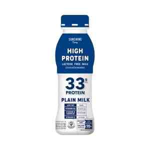 340 . DAIRY High Protein Plain Milk 340 ml.
