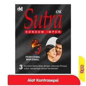 Sutra OK Kondom Impor 3 pcs - Sutra OK Kondom Impor 3 pcs