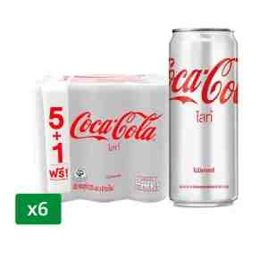 325 . X 51  COKE Light Soft Drink 325 ml. 51 Cans