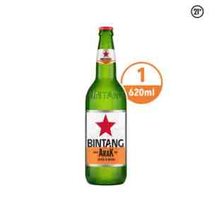 BINTANG ARAK JERUK MADU BREMER 620ML - Beer combined with popular local spirit of Arak wi