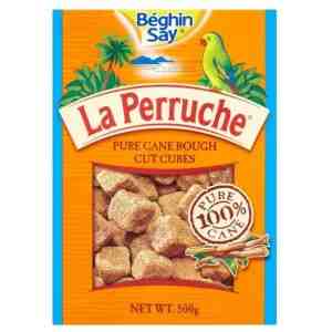 500 La Perruche Pure Cane Brown Sugar Cubes 500g. - La Perruche Pure Cane Brown Sugar Cubes 500g.
