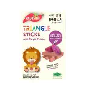 GNUBKINS ORG PURPLE POTATO TRIANGLE STICKS 32G - GNUBKINS ORG PURPLE POTATO TRIANGLE STICKS 32G