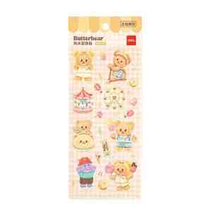 DELI x ButterBear   HY210 Sticker No. HY210 Asstd Patterns