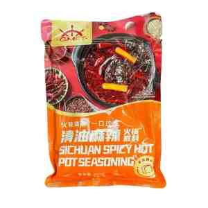 Grand Meltique Food Trading Sichuan Spicy Hotpot Seasoning 200g - A bold and aromatic Sichuan spicy hotpot seaosning