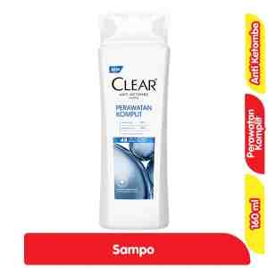 Clear Sampo Anti Ketombe Perawatan Komplit Botol 160 ml - Clear Sampo Anti Ketombe Perawatan Komplit Botol 1
