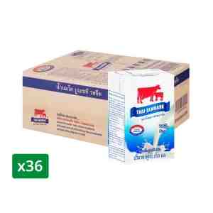 - UHT  THAI-DENMARK UHT Milk Plain Flavor 250 ml. x 36