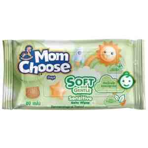 80_MC SoftSensitiveBabyWipes80_DI -  Mom Choose Soft and Gentle Sensitive