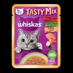 WHISKAS TASTY MIX SEAFOOD COCKTAIL 70G